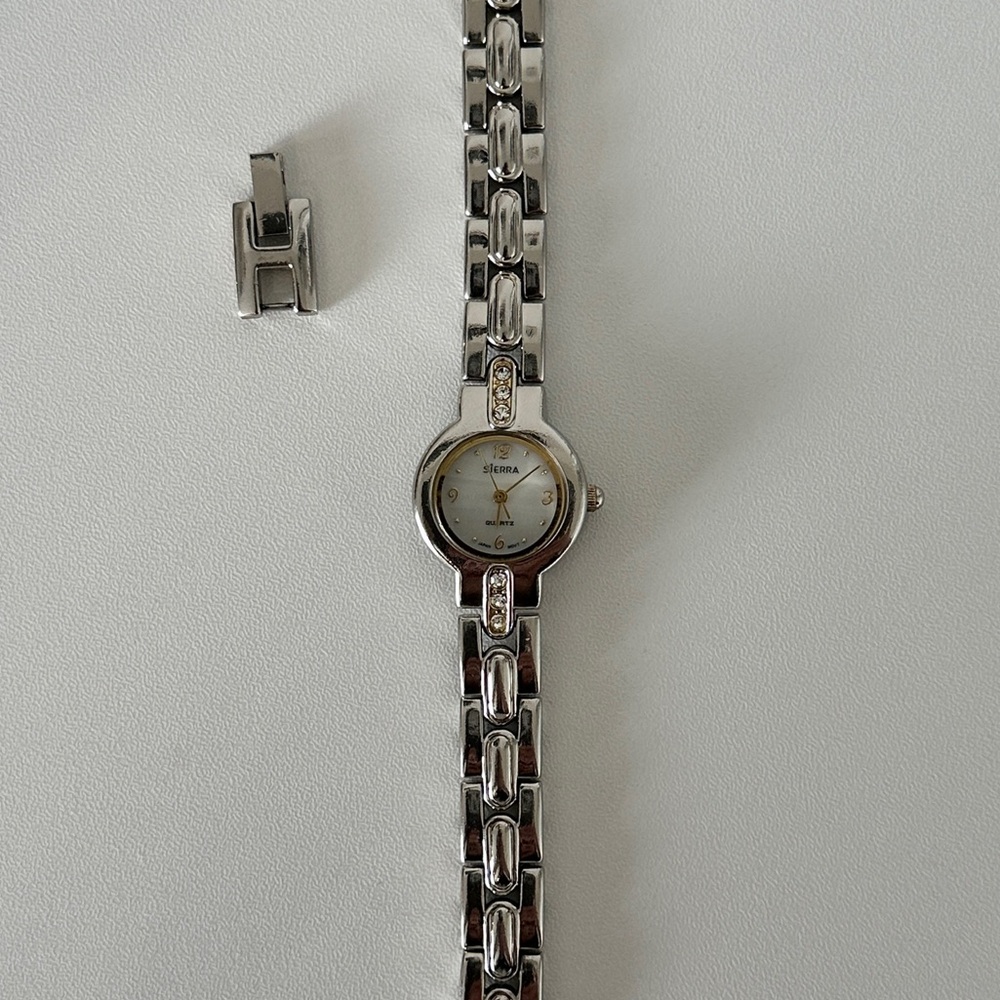 Sierra Women’s Silver with gold accent Watch